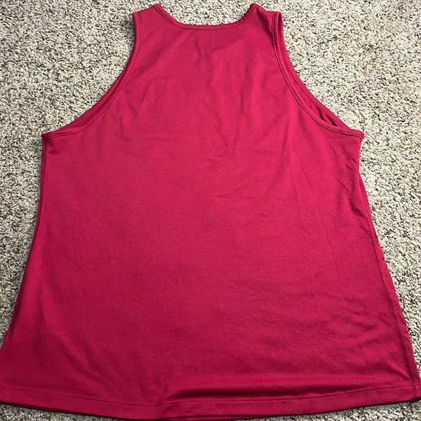 Nike DriFit Deep Red Tank Top Large - Image 4