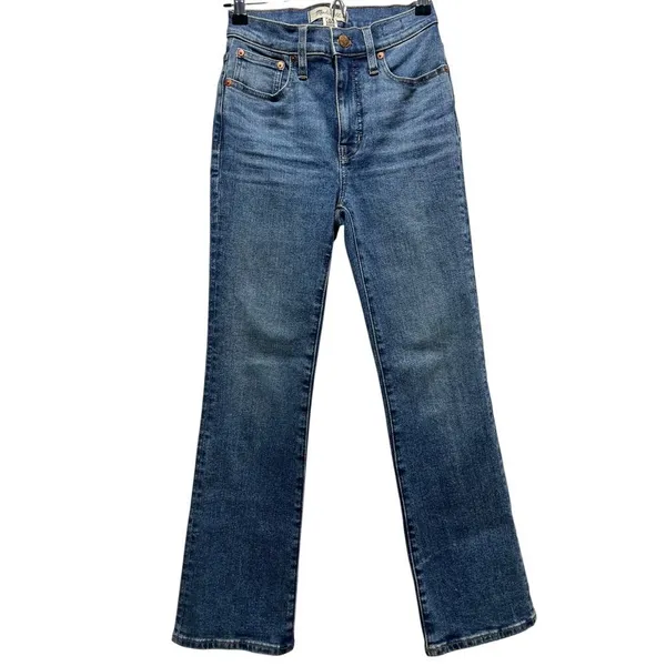 Madewell Cali Demi-Boot Jeans Women’s‎ Size 23 | High Rise Stretch Denim Blue - Image 2