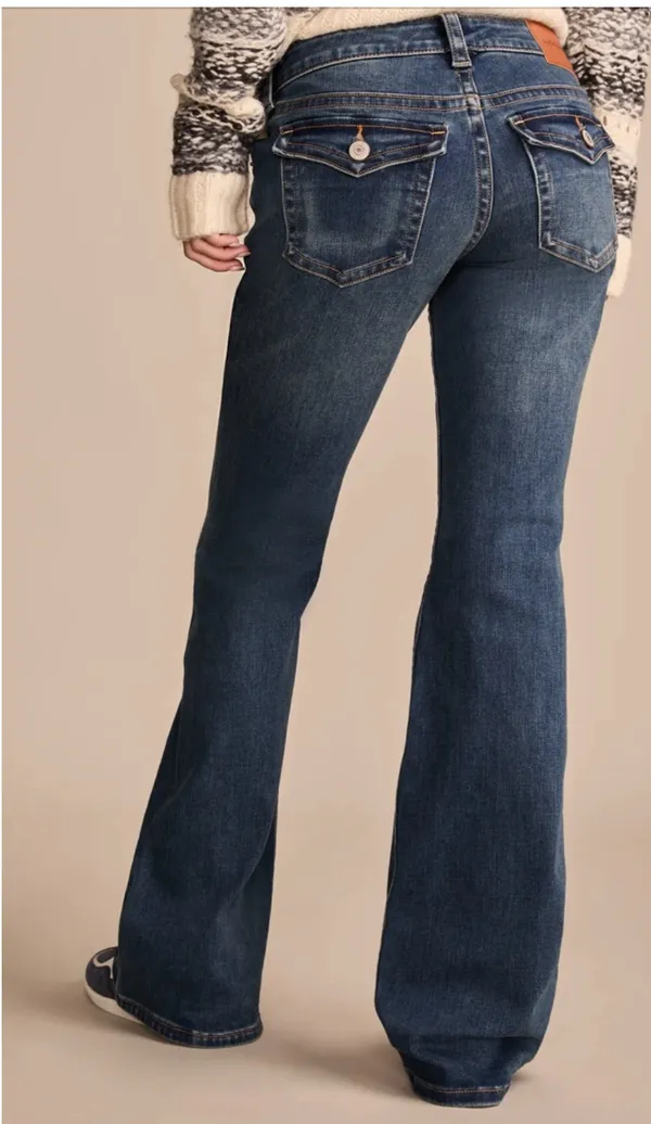 Lucky Brand Jeans Low-Rise Flare Denim 8/29 - Image 2