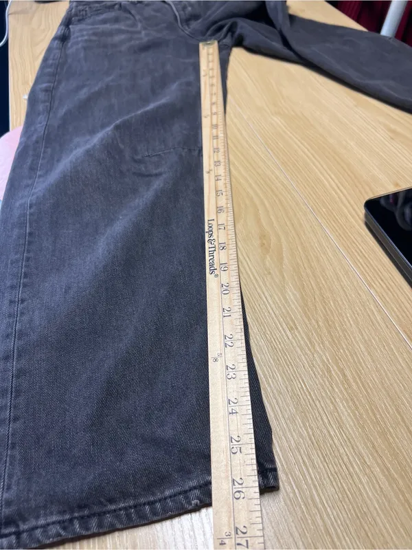Madewell The Darted‎ Barrel-Leg Jean Olenda Wash Size 24 - Image 14