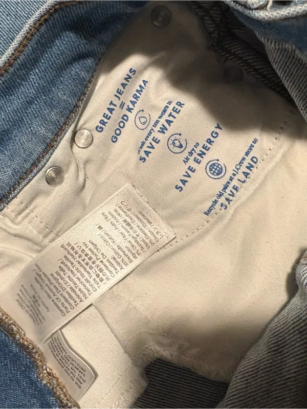 J. Crew Point Sur Light Blue Distressed High-Rise Petite Jeans - Image 3
