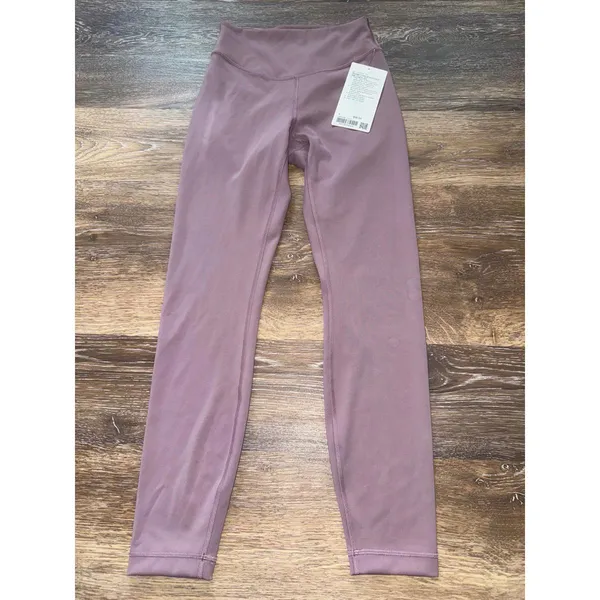 Lululemon Wunder Under SmoothCover High Rise 25” Lavender Lux Size 4 NWT - Image 3