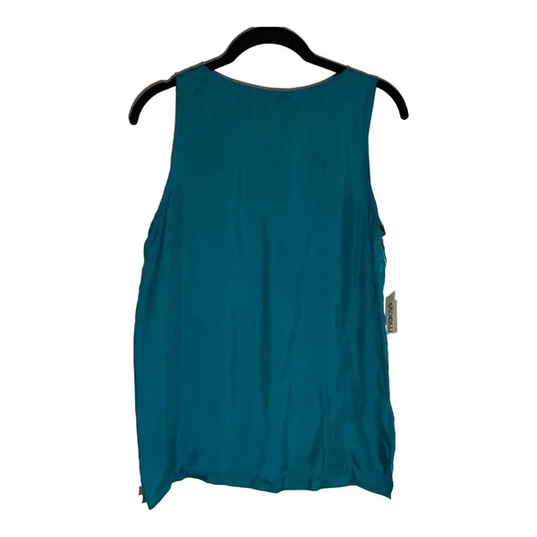 Vintage Clio Silk Tank Top Women Size S Sleeveless Scoop Neck Retro Y2K - Image 6