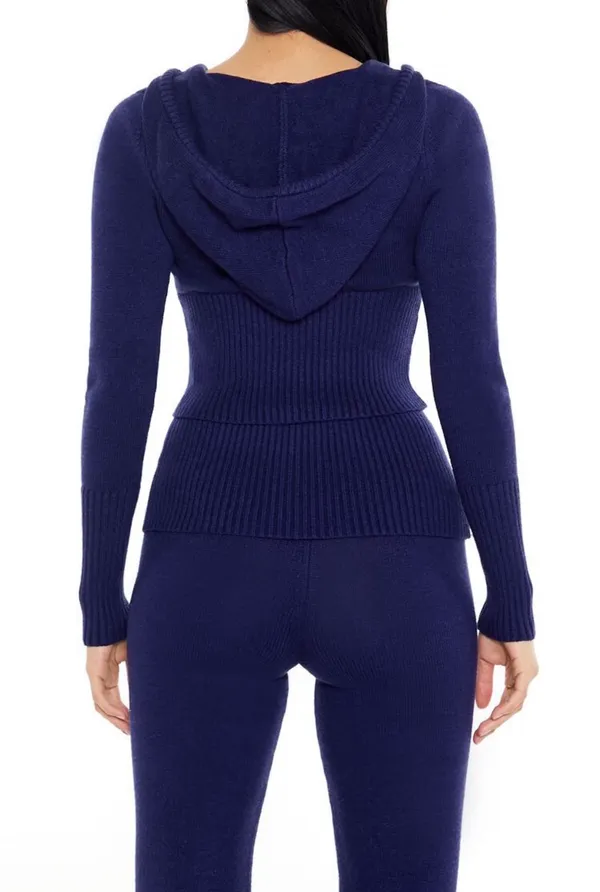 Forever 21 Sweater Knit Hoodie and Bootcut Flare Pants Set - Image 15