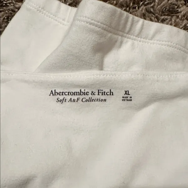 Abercrombie & Fitch Tank Cropped Cami White XL - Image 3