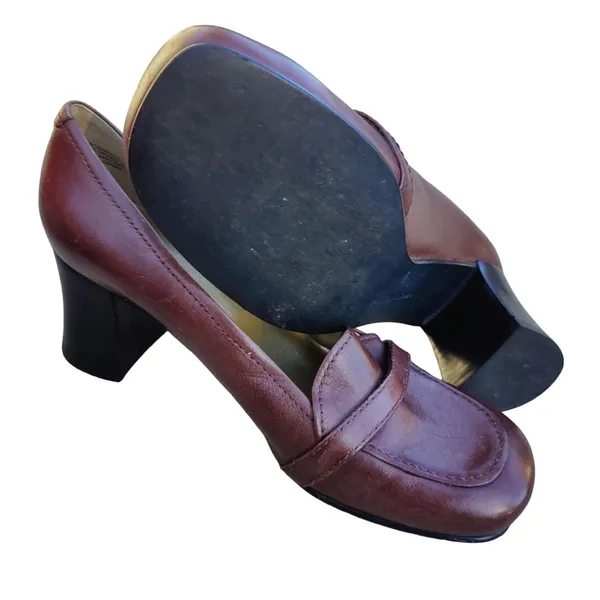 Vintage brown nine west Y2K pumps sz 6 - Image 5