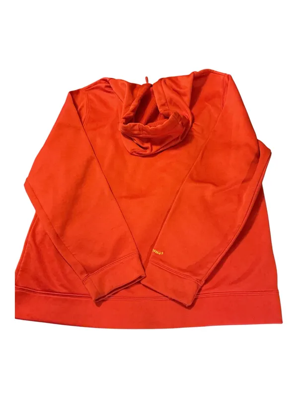 Under Armour Storm 1 Men's Large Orange Camo Logo Fleece Pullover Hoodie - Image 2