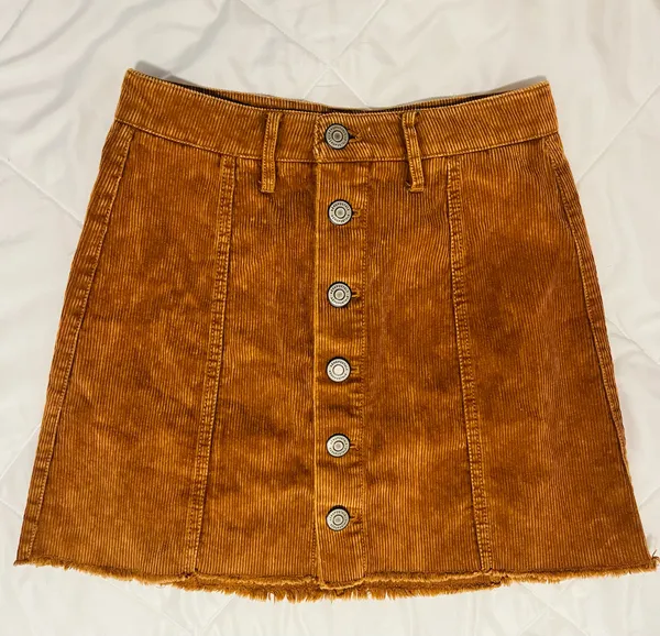 Aeropostale Tan Corduroy Skirt 00 - Image 2