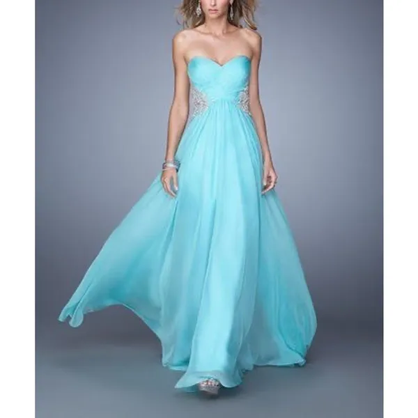 La Femme Elegant Chiffon‎ Gown Size 6 New with Tags - Image 3