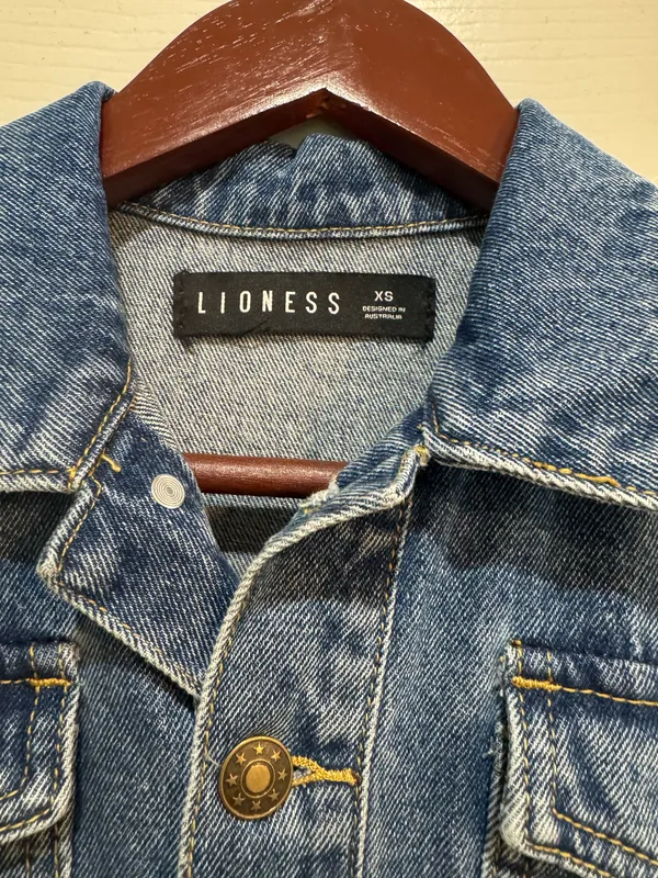 LIONESS Denim Romper - Image 2