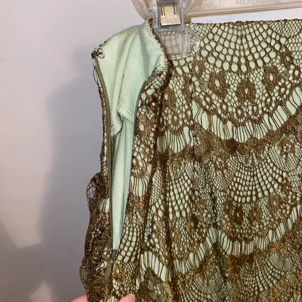 Free People NWT Martini Combo Zoey Lace High-Rise Scalloped Trim Mini Skirt 2 - Image 8