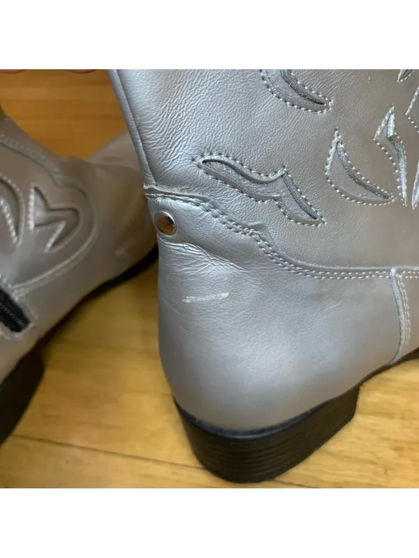 Sandro Moscoloni For Her Metalic Western Booties - Image 9