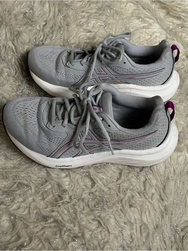 ASICS Gel Contend Light Gray with Purple Accents Women’s Running Shoes Size US 8 - Image 11