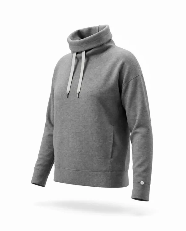 Lululemon Go Forward Fleece Pullover with Cowl Neck - Image 2