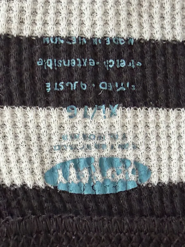 Old Navy Classic Y2K Waffle Knit Long Sleeve Top - Image 5