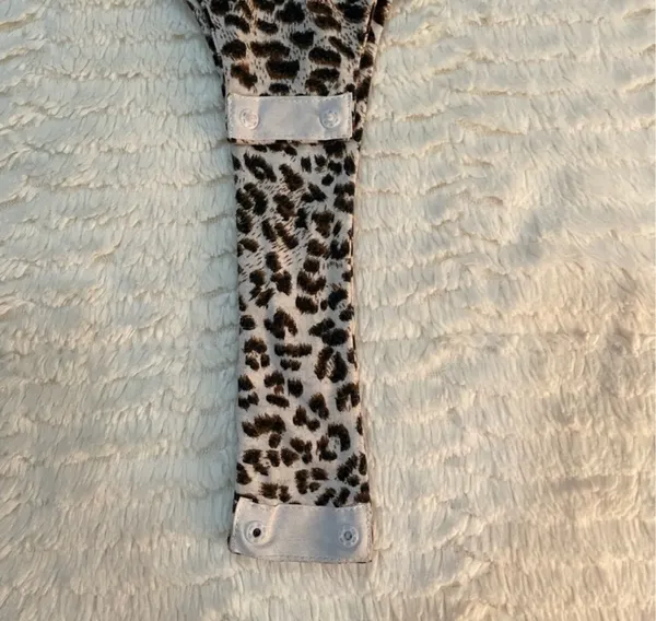 Kittenish Payton Leopard Bell Bodysuit Women’s Size Medium - Image 3
