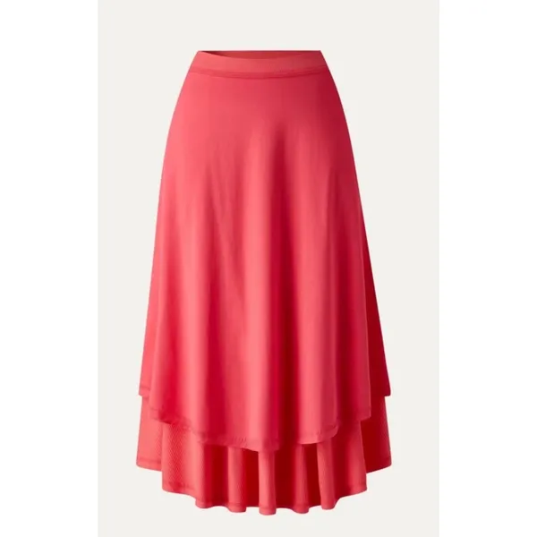 OGL Move Womens XL Liveable Green Elastic Waist Pleated Midi Skirt NWT - Image 4
