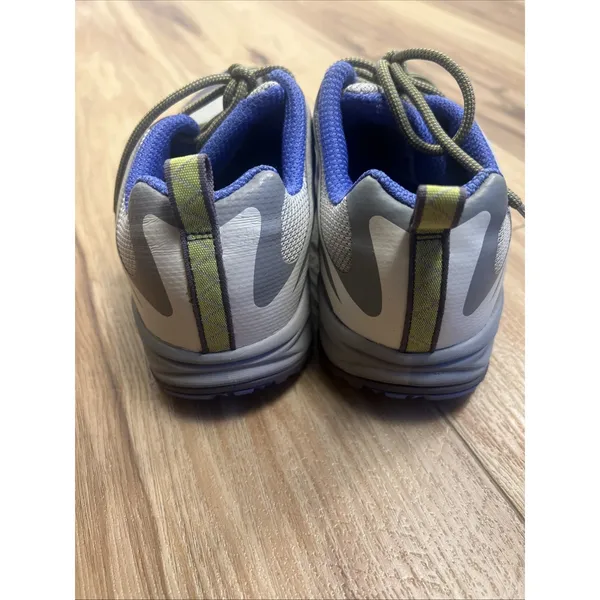 Merrel Women's 8 QFoam2 Hiking Shoes Grey Blue Green - Image 4