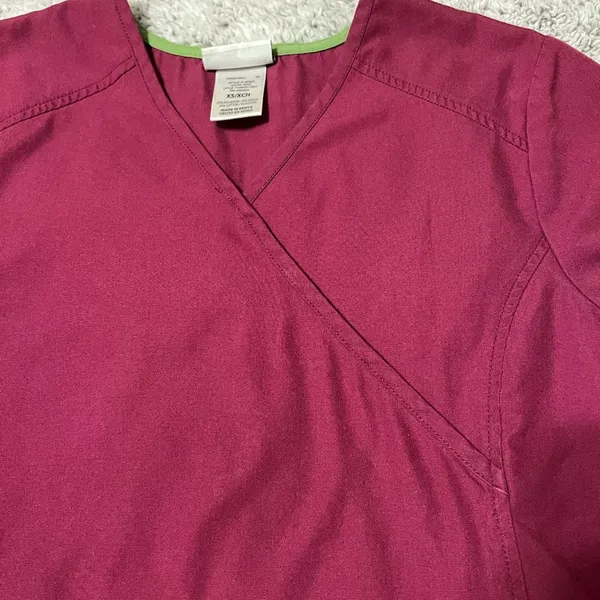 Scrubstar Women’s Wine Scrub Top - Image 6