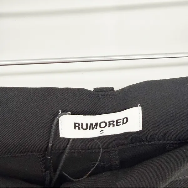 NWT RUMORED Wide Leg Dress Pants Women's Size‎ S Black Old Money Style - Image 5