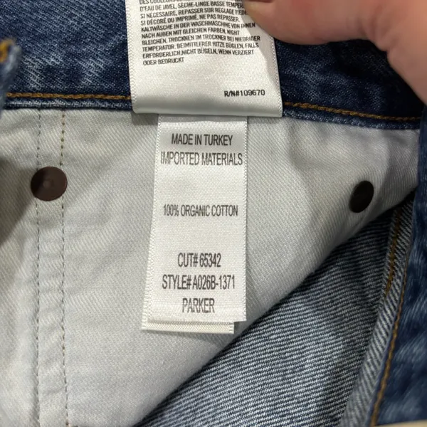 AGOLDE Parker Short Vintage Inspired Shorts Size 33 - Image 9