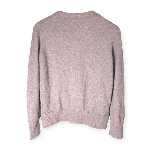 Madewell | Small | Lilac Coziest Date-Night Alpaca Wool Blend Faux Wrap Sweater - Image 6