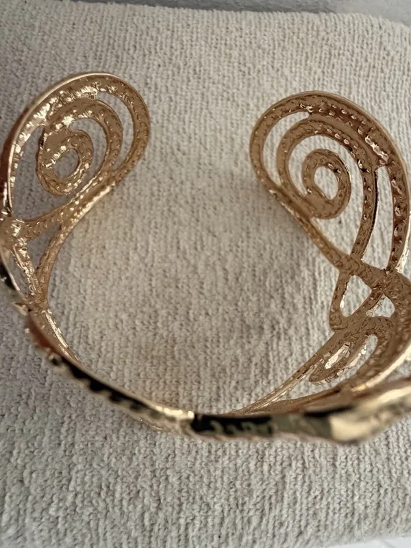 European & American Gold Plated snake bangle bracelet womens jewelry - Image 6