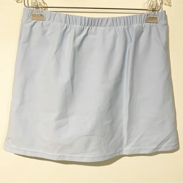 Nike Vintage Size Small Light Blue Pull on Skort Skirt Shorts NEW Athletic‎ - Image 6