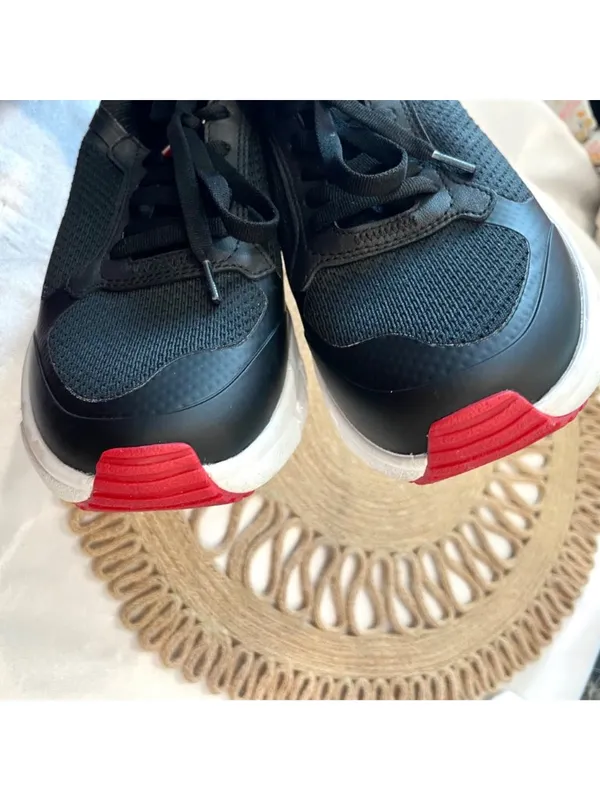 Hunter Irena Low Top Sneaker Black Red Size 6.5 Athleisure Gorpcore Sport Luxe - Image 11