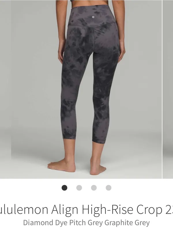 Lululemon Matching Set – Diamond Dye Pitch Grey Graphite Grey - size 4 - Image 5