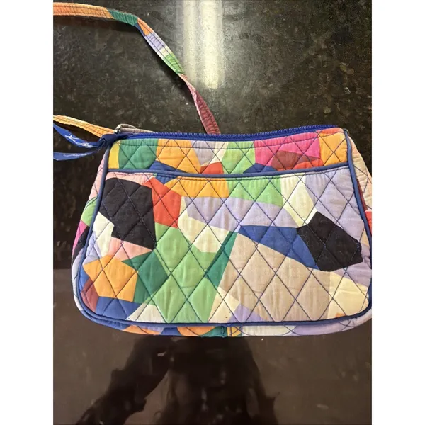 Vera Bradley Geometric Colorful Crossbody Purse Bag Handbag Quilted Y2K Vibes - Image 5