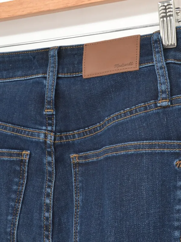 Madewell Curvy Cali Demi Boot Flare Jeans Size 23 Blue Lakspur Wash Tencel Denim - Image 5