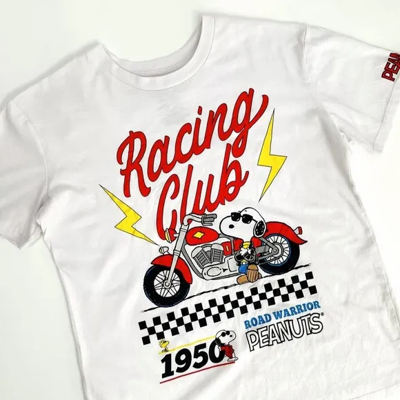 Peanuts SNOOPY “Joe Cool” White Racing Club Juniors Sizing T-Shirt 3XL - Image 2
