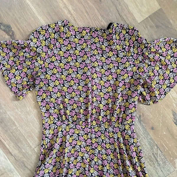 A.L.C. Floral Tilly Dress Size 6 - Image 8