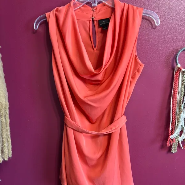 Worthington cowl neck coral tank S - Image 7