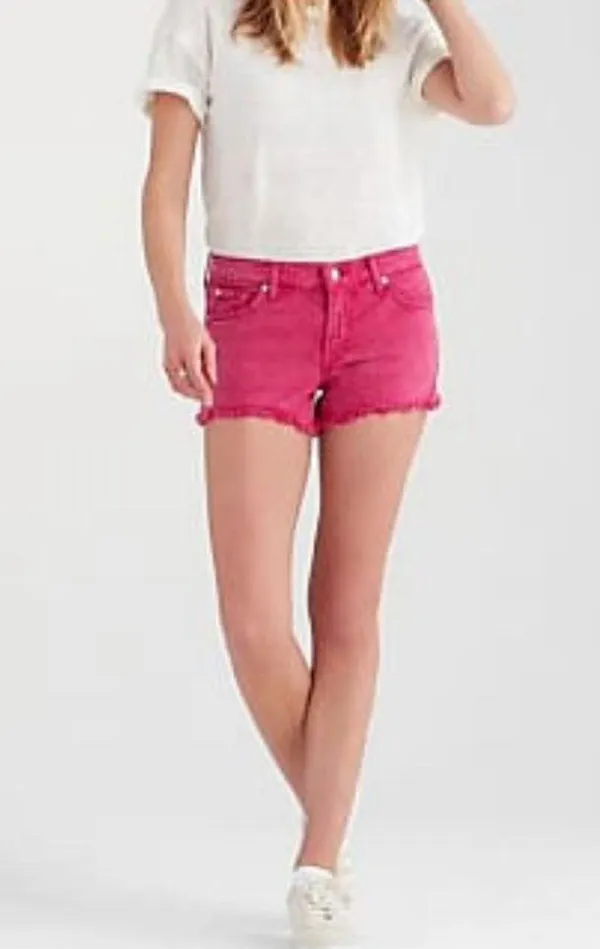 7 For All Mankind Hot Pink Jean Shorts - Image 6