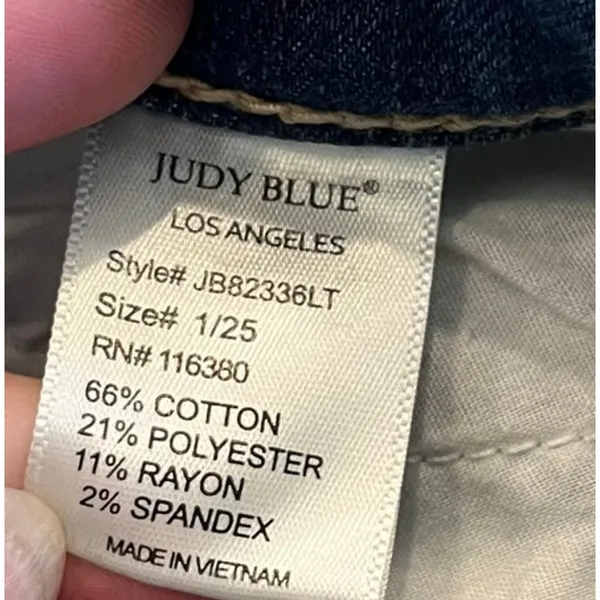 Judy Blue Relaxed Fit Jeans‎ Size 1 /25 - Image 6