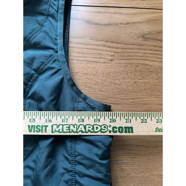 Christopher Banks Women Size‎ Large Dark Green Winter Vest Puffer Polyester - Image 4