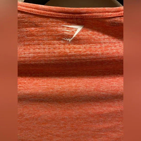 Gymshark Pink Vital Seamless Long Sleeve Crop Top Size Small - Image 6