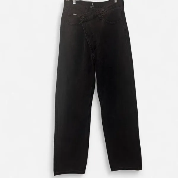 Insane Gene Black Weekend Crossover Hi-Rise Straight Jeans Size 29 - Image 2