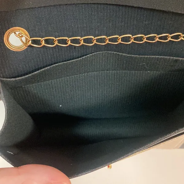 SheIn Mini Twist Lock Color Block Flap Chain Small Satchel Bag - Image 5