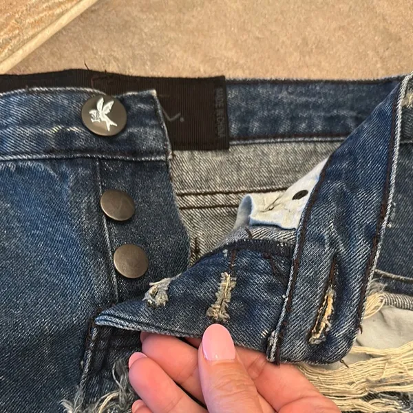 One teaspoon shorts distressed denim 26 - Image 6