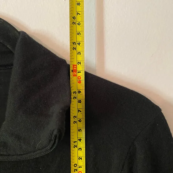 Icebreaker Black Merino Wool Quarter Zip Pullover Gorpcore Outdoor Women Medium - Image 8