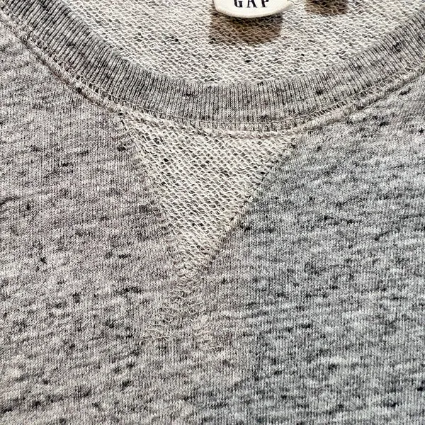 Gap Womens Sweatshirt dress crewneck Raglan sleeve Sm Gray - Image 2