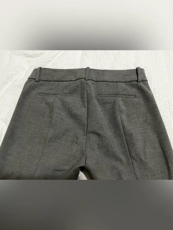 J. Crew Cameron Gray Tailored Trousers sz 10 Career Classic Preppy - Image 9
