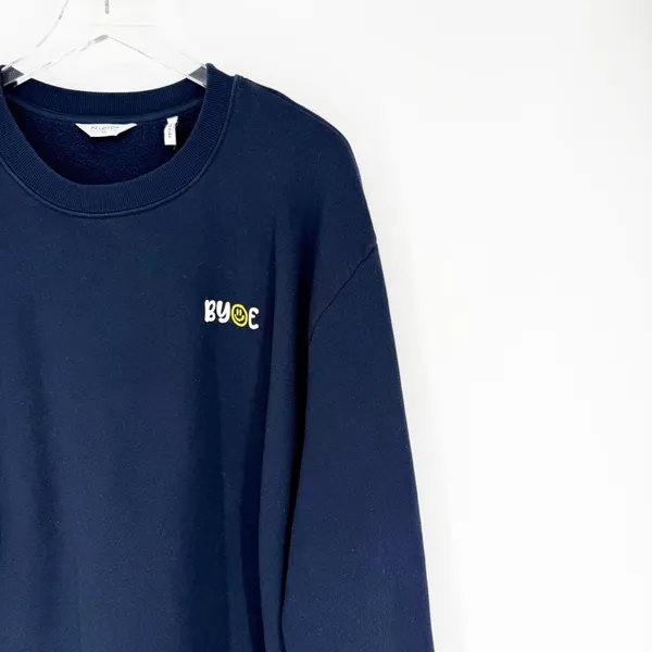 Peloton BYOE Crewneck Sweatshirt Unisex‎ XXL Blue Athleisure - Image 5