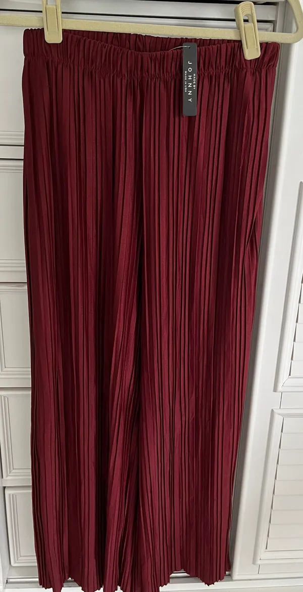 🔴 Flowy Pants Red Size L - Image 2