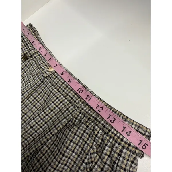 Lyle & Scott Plaid Pleated Shorts‎ Cuffed Golf Tennis Old Money Scotland Pockets - Image 8