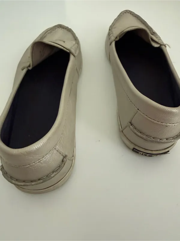 Cole Haan Silver Loafers Womens 7 - Image 3
