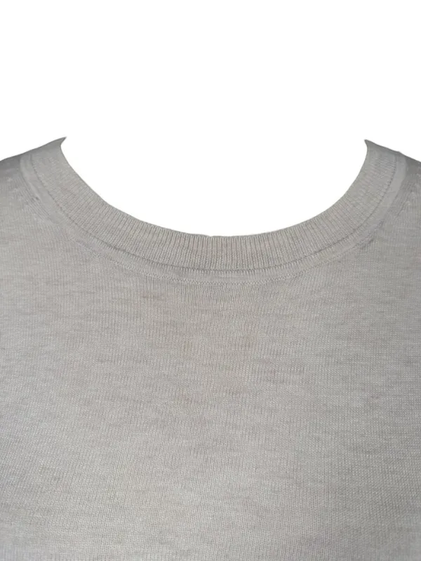 Banana Republic women's linen colored long sleeve crewneck knit top size XS - Image 5